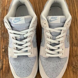 Nike Light Gray and White Sneakers